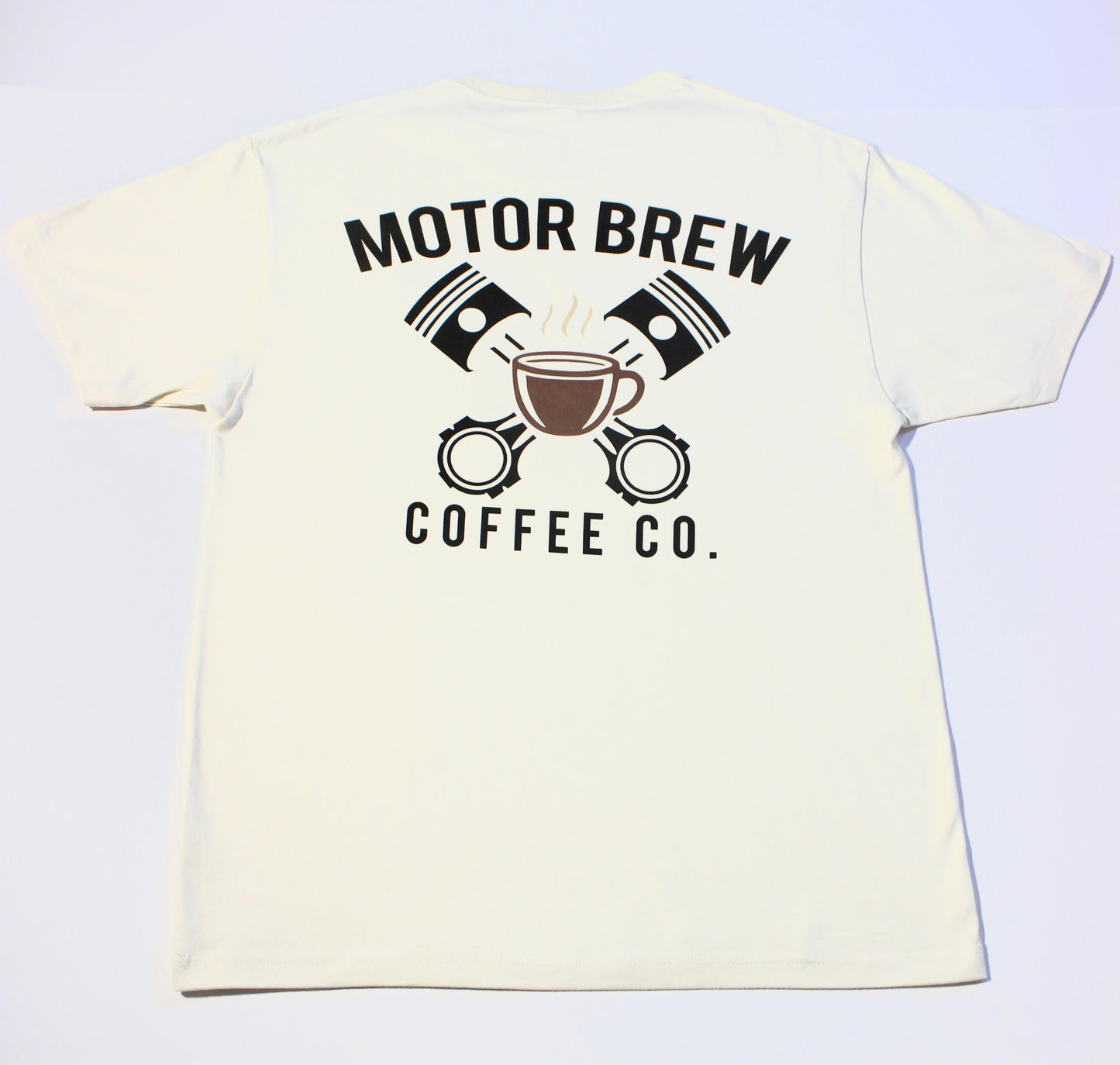 Motor Brew Logo T-Shirt (Off White)