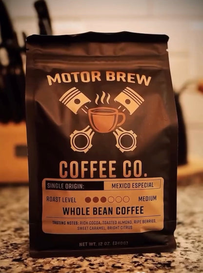 Mexican Especial— A medium roast built for smooth power, layered sweetness, and everyday drivability.